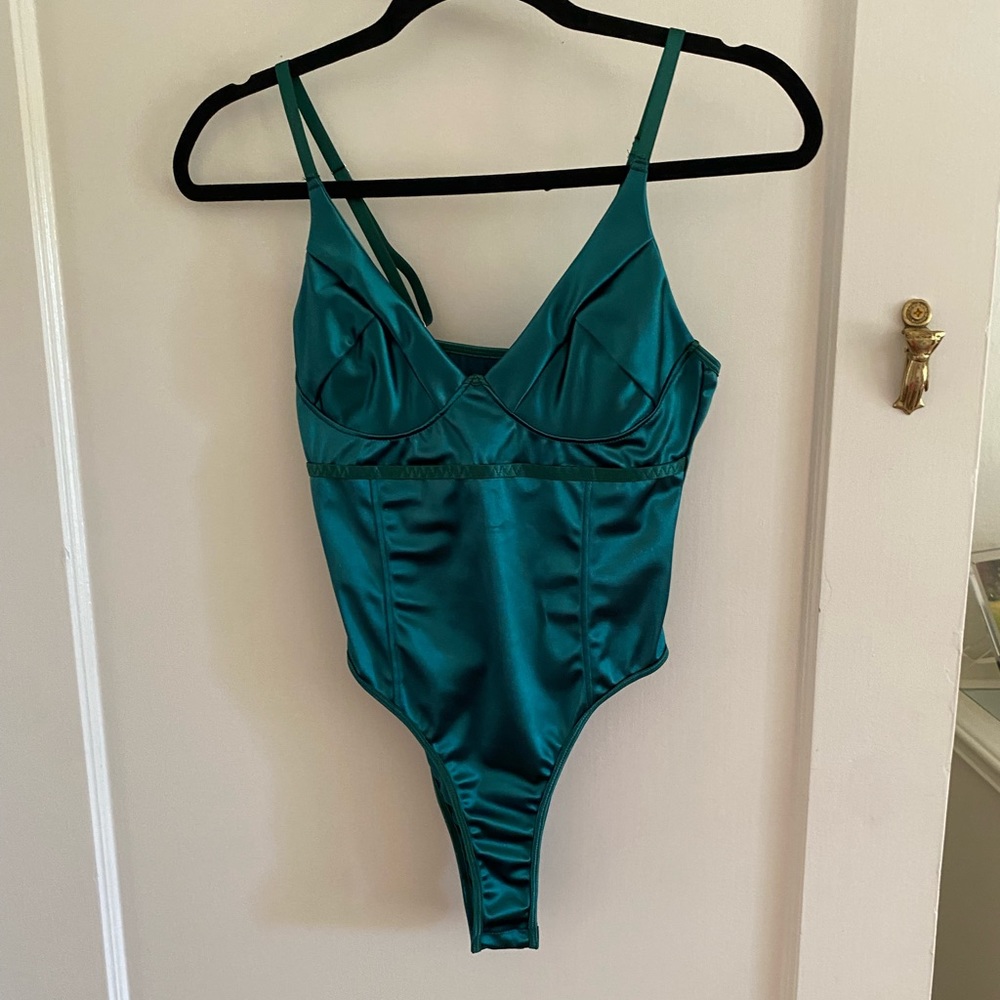 NWOT Green Amazon Body Suit